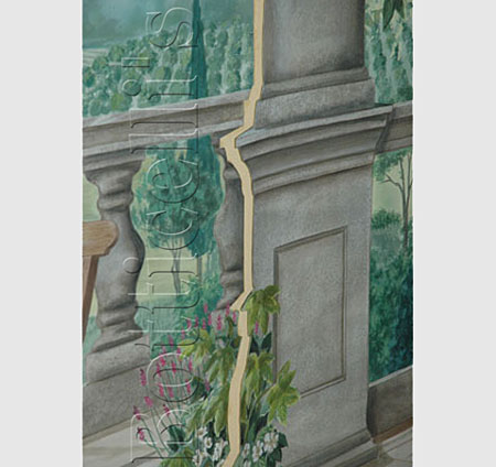 Illusionsmalerei, Dekorationsmalerei, Entwrfe