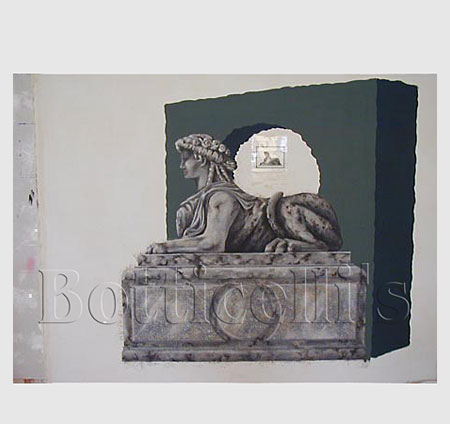 Illusionsmalerei, Dekorationsmalerei, Entwrfe