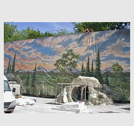 Illusionsmalerei, Dekorationsmalerei, Entwrfe