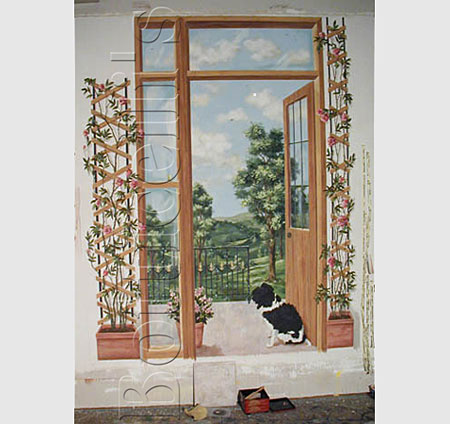 Illusionsmalerei, Dekorationsmalerei, Entwrfe